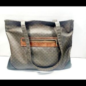 Celine Black and Brown Tote Bag